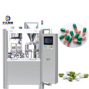 Máquina de llenado de cápsulas automática farmacéutica, máquina de llenado de cápsulas de gelatina dura para dispositivos médicos NJP-1200