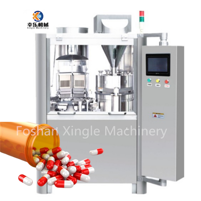 NJP1200C Máquina de llenado de cápsulas vacías tamaño 00 de farmacia totalmente automática, máquina de llenado de cápsulas de gelatina dura