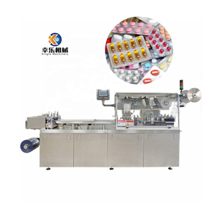 Dpp260 Acepta empaquetado personalizado Pharma Papel de aluminio Cápsulas Tabletas Candy Blister Pack Máquina de embalaje