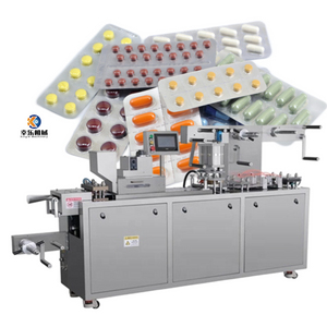Farmacéutica de alta velocidad eléctrica Alu Alu Pvc calcio tableta cápsula jeringa médica blíster máquina de embalaje blíster embalaje