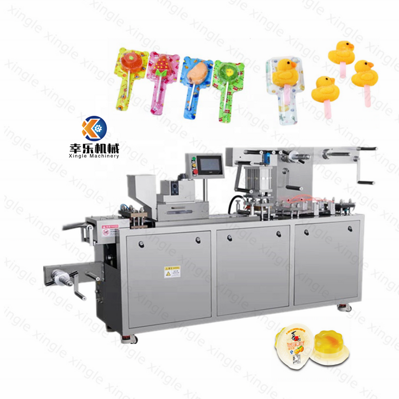 DPP-150 Foshan Calcium Tablet Blister Pack Machine Pequeña automática Jelly Candy Blister Packing Machine para recubrir chicle