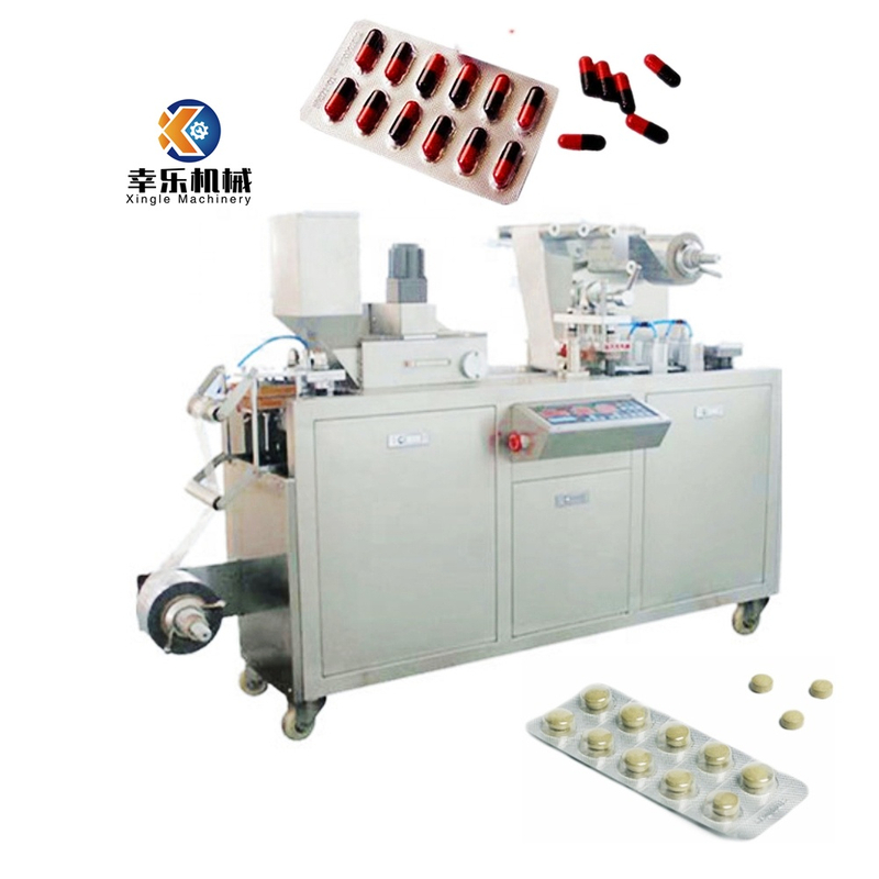 Máquina de envasado de tabletas pequeñas de sellado en caliente para productos farmacéuticos Máquina formadora de blíster de caramelos Máquina de blíster de cápsulas