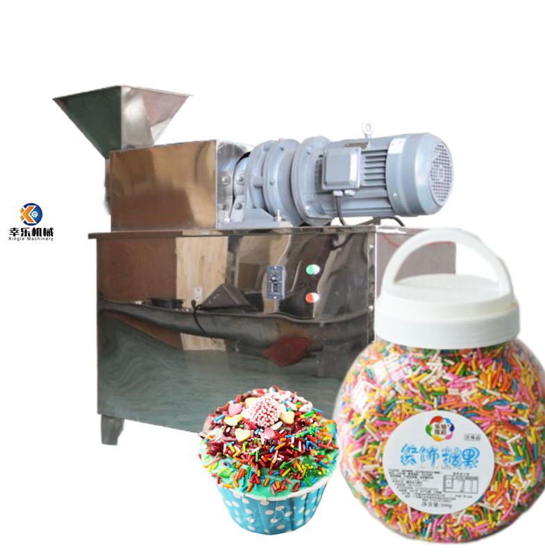 Extrusora eléctrica de fideos para decoración de pasteles, arco iris, comestible, sin azúcar, confeti, gránulos de caramelo, máquina para hacer, extrusora de chispas de azúcar perla