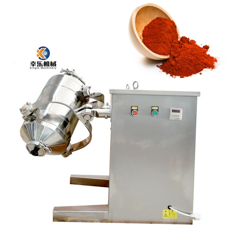 Mezclador de movimiento 3d/licuadora/máquina mezcladora mezcladora Industrial de especias, mezclador químico de alimentos, máquina mezcladora automática de polvo seco