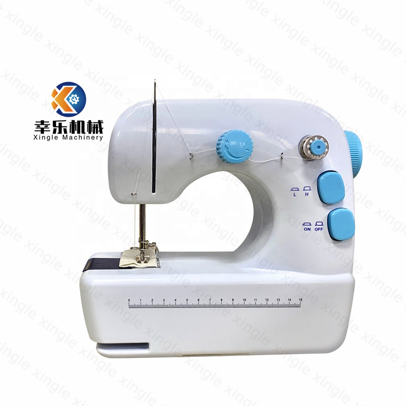 Fácil operación eléctrica overlock mini bolsas de tela camiseta máquina de coser Jeans calcetines ropa hogar botón máquina de coser
