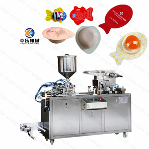 Máquina automática de envasado de blíster de miel de alta cantidad de DPP-88, máquina envasadora de blíster de mermelada de salsa de tomate para queso de aceite de oliva