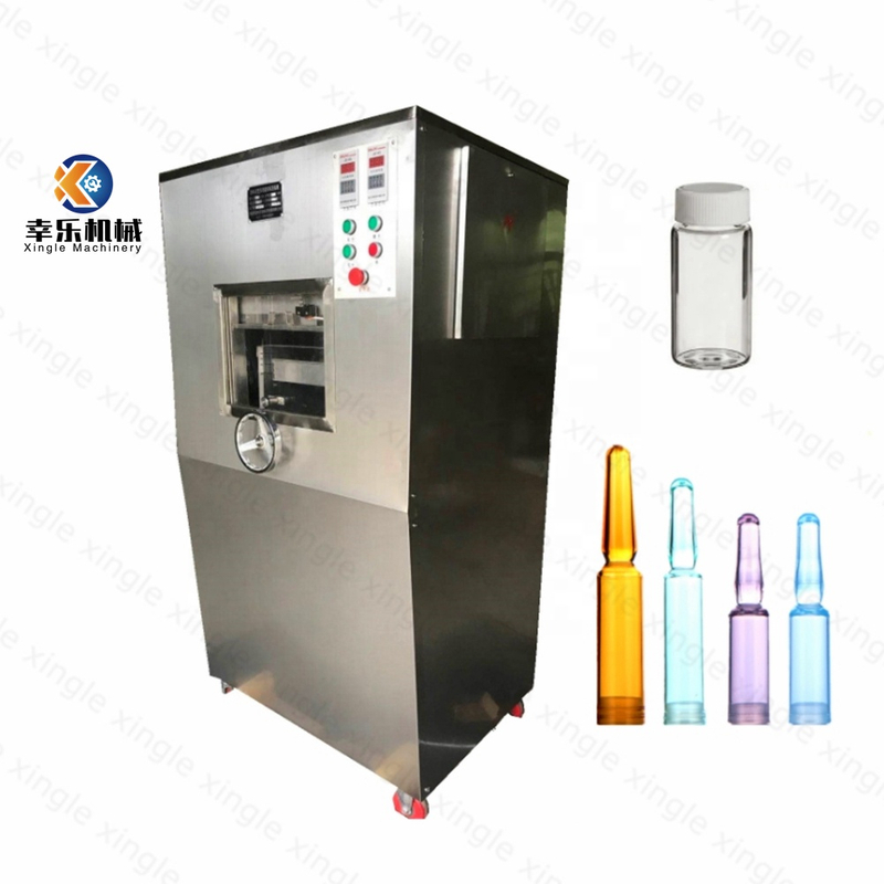 Máquina automática de esterilización de botellas de vidrio pequeñas, esterilizador de botellas de agua, máquina de limpieza de ampollas de viales multifunción