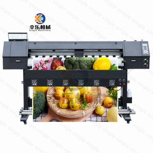 Impresora industrial de gran formato de 1,6 m, pegatina de 4 colores para coche, impresora solvente ecológica, pancarta flexible, carteles para exteriores, máquina de impresión de inyección de tinta