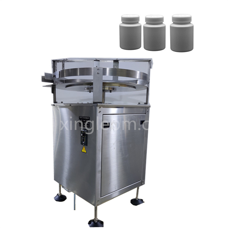 Maquinaria farmacéutica Recolectora de botellas Máquina de descifrado Botella de PET de alta velocidad Vidrio rotativo Plástico Máquina automática de descifrado de botellas redondas