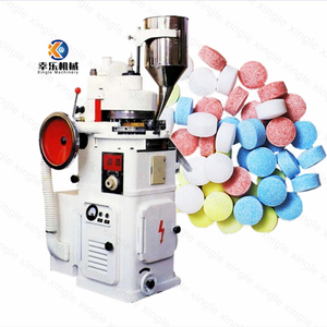 zp-19 máquinas rotativas automáticas de prensa de tabletas de vitamina c, máquina de compresión, tabletas redondas de Moringa, máquina para hacer pastillas