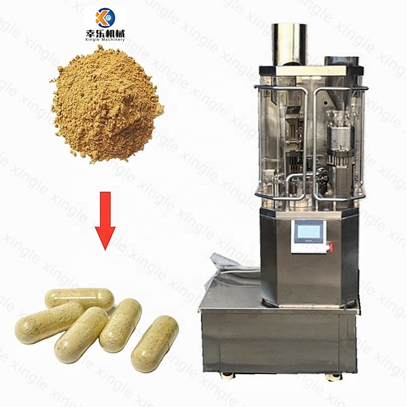 NJP-400 Encapsulación automática Máquina de llenado de cápsulas de vitamina farmacéutica Tamaño de la maquinaria 000 00 0 1 2 3 4 5 Máquina de llenado de cápsulas
