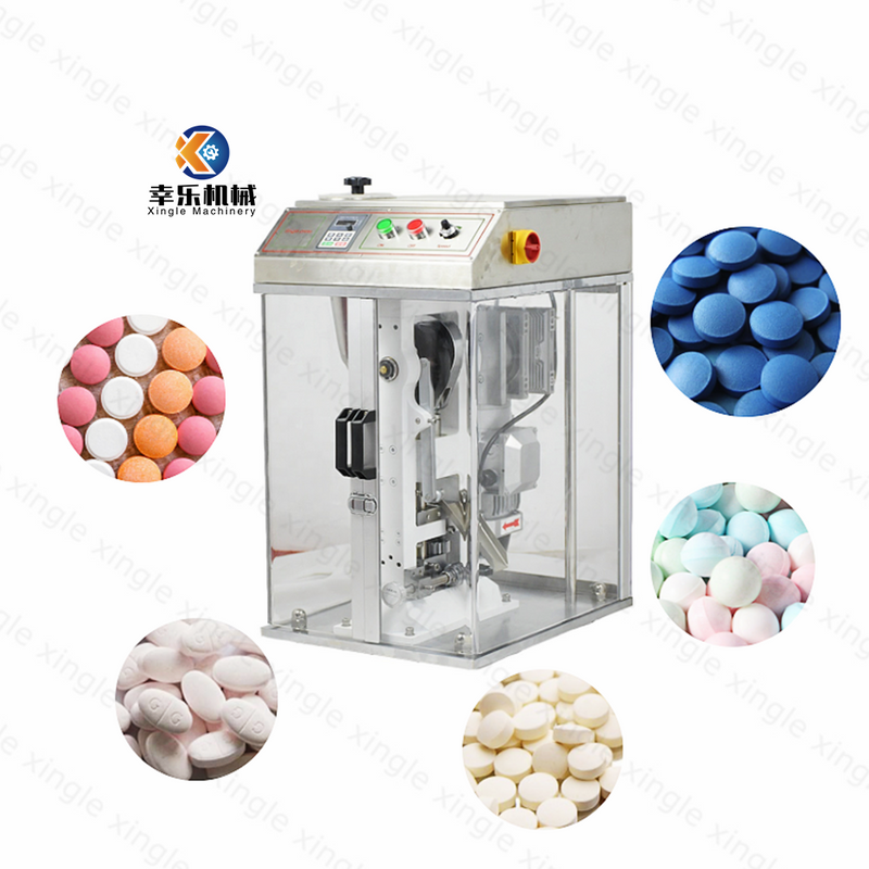 Máquina de prensado de pastillas de un solo golpe DP12, máquina de prensado de dulces, fabricante de pastillas, máquina automática de prensado de tabletas de leche de laboratorio