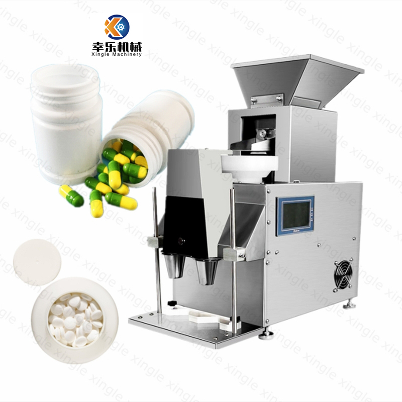 Contador de pastillas de medicina de conteo pequeño eléctrico de escritorio, máquina contadora automática de tabletas, máquina contadora de cápsulas para llenado de botellas