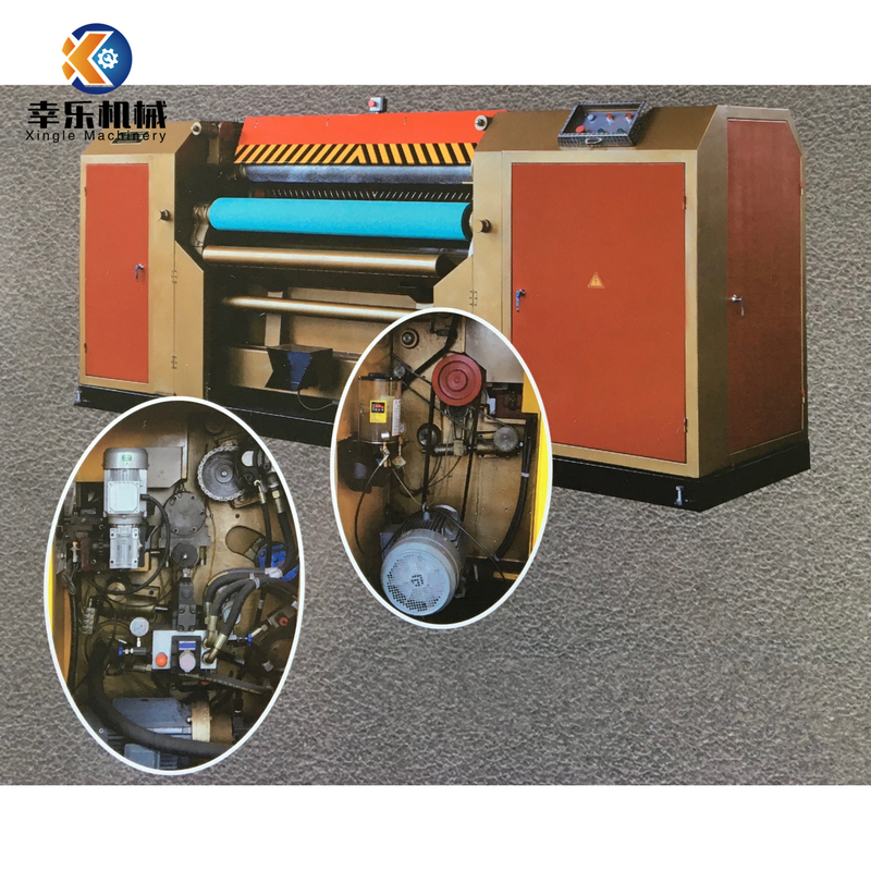 Máquina de descarnado hidráulica de cuero GQR4-150B/180B con controlador hidráulico para protección de seguridad y control del sistema de apertura y cierre