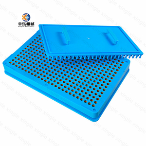 Relleno Manual de cápsulas de 400 agujeros 0 #, placa de presión de polvo DIY, dispositivo de fabricación de cápsulas, placa de llenado de cápsula azul para tamaño 0