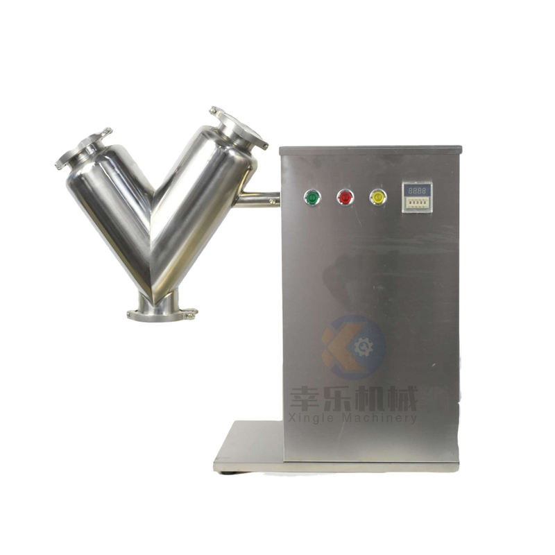Máquina mezcladora de harina automática, mezcladora de polvo tipo v farmacéutica industrial química, mezcladoras de alimentos