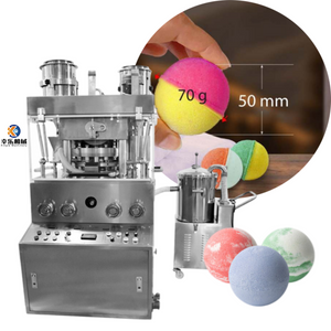Tableta rotativa hidráulica de 50mm para baño de pies, bolas de bomba de sal, píldora de prensa, máquina de fabricación de polvo de prensa múltiple, ZP420-15C automático de bolas