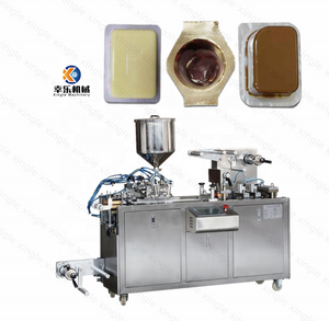 DPP-88 Industrias alimenticias Pasta de res Pvc Máquina de envasado en blíster Pequeña mermelada de chocolate Mantequilla de miel Máquina de envasado en blíster líquido