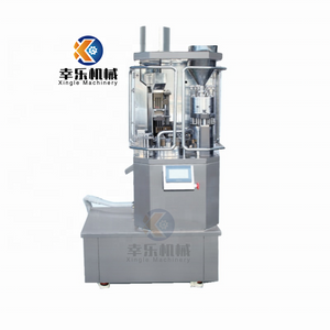 NJP-400 SUS304 máquina de llenado de cápsulas duras de pastillas de polvo rotativo farmacéutico comercial de alta precisión automática