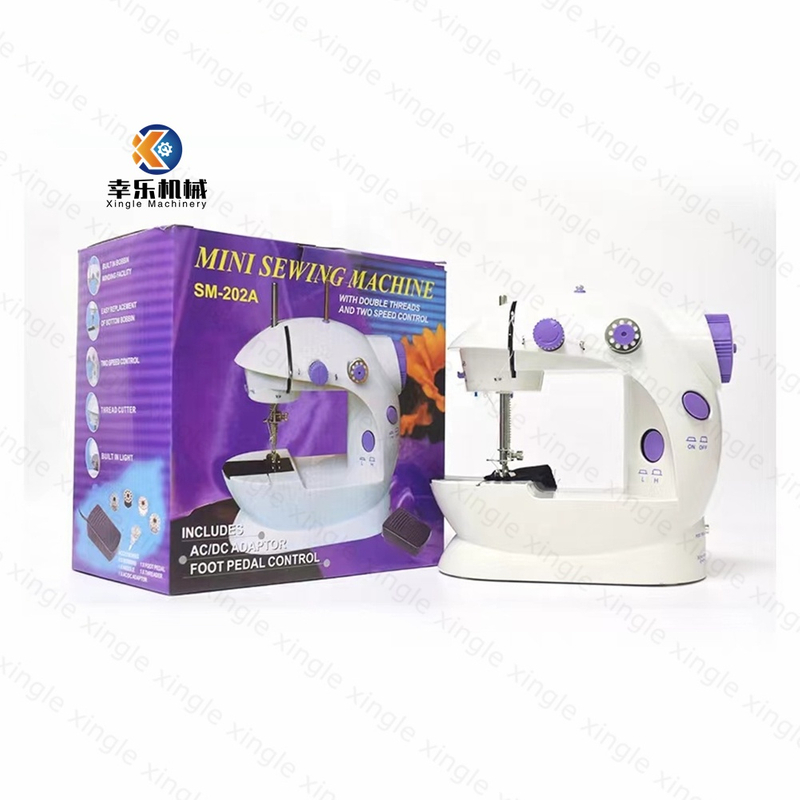Venta al por mayor, máquina de coser de mano para camisas de tamaño pequeño, mini máquina de coser portátil para botones domésticos, en stock