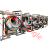 Línea de producción automática comercial eléctrica personalizada Máquina recubridora de chocolate con tambor Máquina recubridora de chocolate Máquina recubridora de película