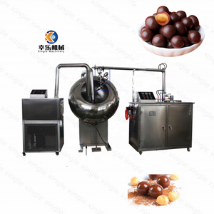 XL101 sistema automático de recubrimiento de Chocolate de alta eficiencia nuez cacahuete chocolate caramelo almendra recubridor película máquina de recubrimiento de azúcar