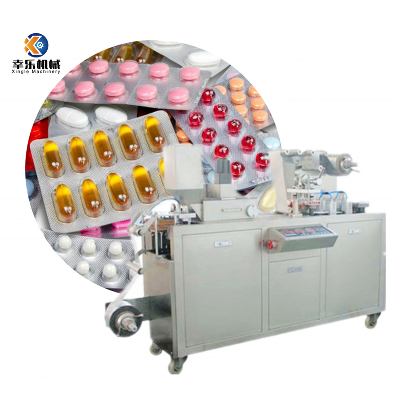 Dpp-80 Alu Plastic Chew Gummy Candy Blister Máquina de embalaje Cápsula automática Tablet Blister Pack Máquina de embalaje Dpp80