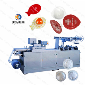 Máquina de envasado de blíster de bolas de algodón con alcohol farmacéutico, máquina empacadora de blíster de pastillas de tableta de cápsula DPP-250