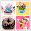 Extrusora eléctrica de fideos para decoración de pasteles, arco iris, comestible, sin azúcar, confeti, gránulos de caramelo, máquina para hacer, extrusora de chispas de azúcar perla