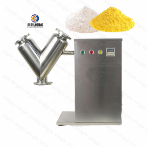 14 L pequeño equipo de mezcla tipo v mezclador de máquina de polvo licuadora, mezclador de polvo de harina de café de alimentos máquina de mezcla química XL-VH14