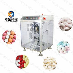 DP-20C pequeña máquina de prensado de polvo de azúcar de caramelo Moringa máquina de fabricación de tabletas de leche en polvo máquina de prensado de tabletas de un solo golpe