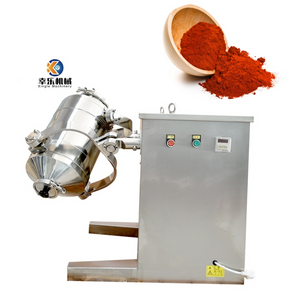 Mezclador de polvo de tambor giratorio 3D industrial de alta eficiencia, máquina mezcladora de movimiento de polvo seco tridimensional SWH-30L