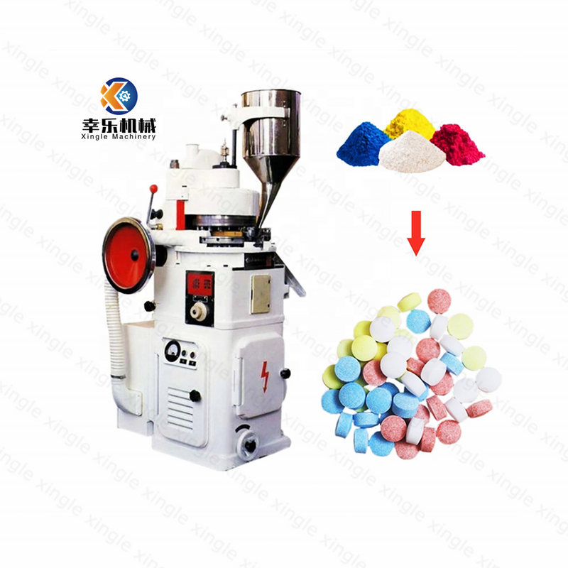 Máquina de fabricación de tabletas de caramelos pharma zp-19, pequeña máquina automática de prensado de pastillas químicas, máquina rotativa de prensado de tabletas zp17 y zp19