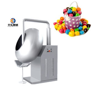 Recubrimiento de caramelos gomosos pequeños, pan, nueces, chocolate, azúcar, rollo de comida, máquina de película de recubrimiento de sellado térmico, BY-1000 automático de chocolate
